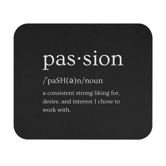 Black Passion Mouse Pad