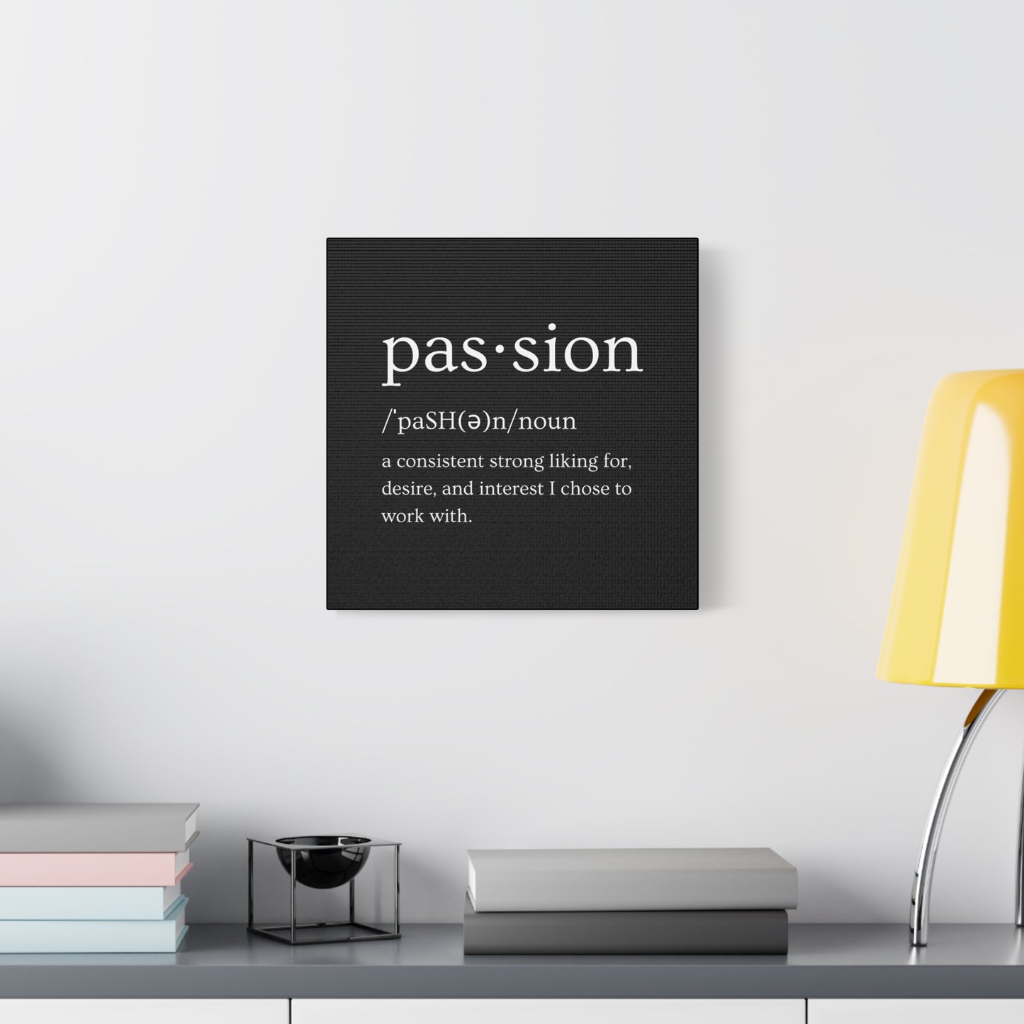 Passion Canvas - Black