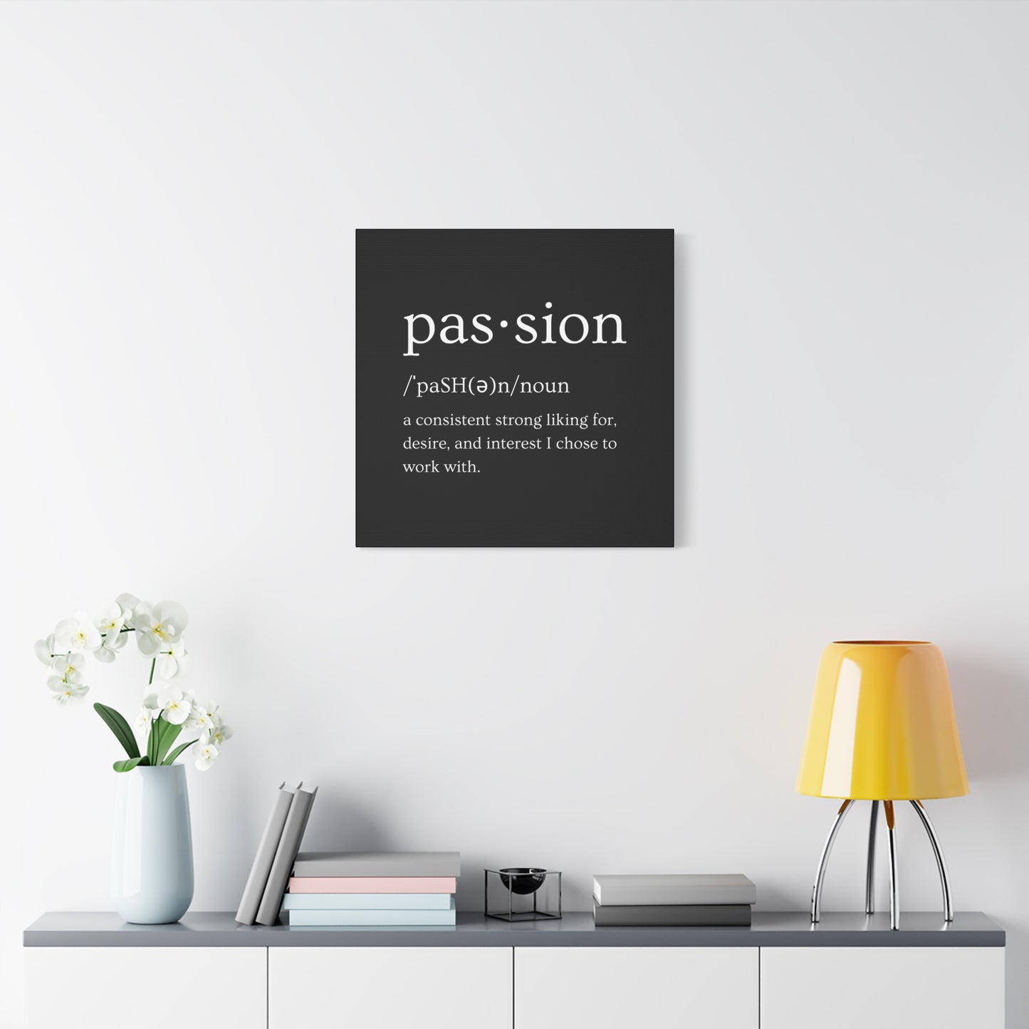 Passion Canvas - Black