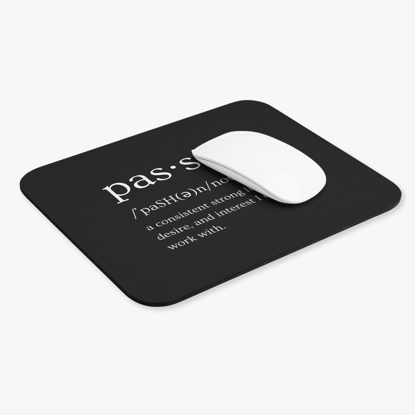 Black Passion Mouse Pad