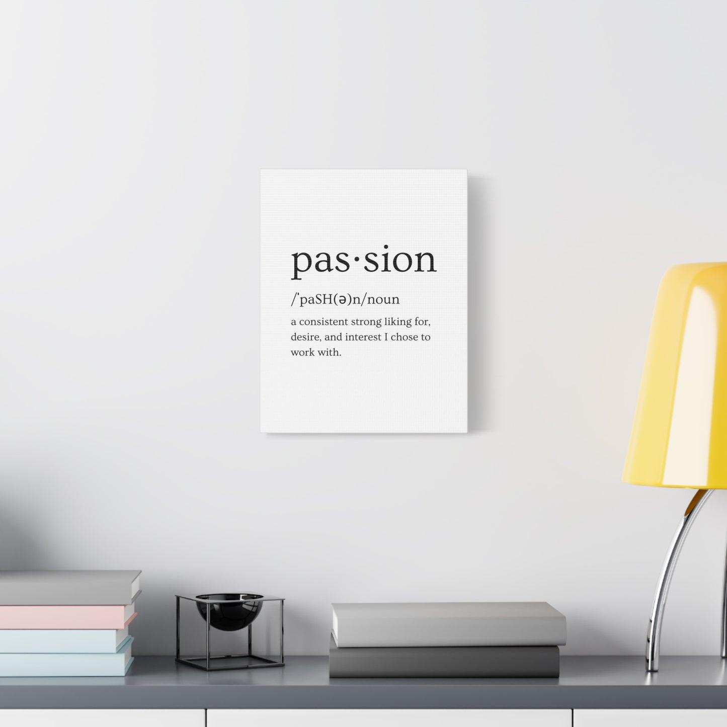 Passion Canvas - White