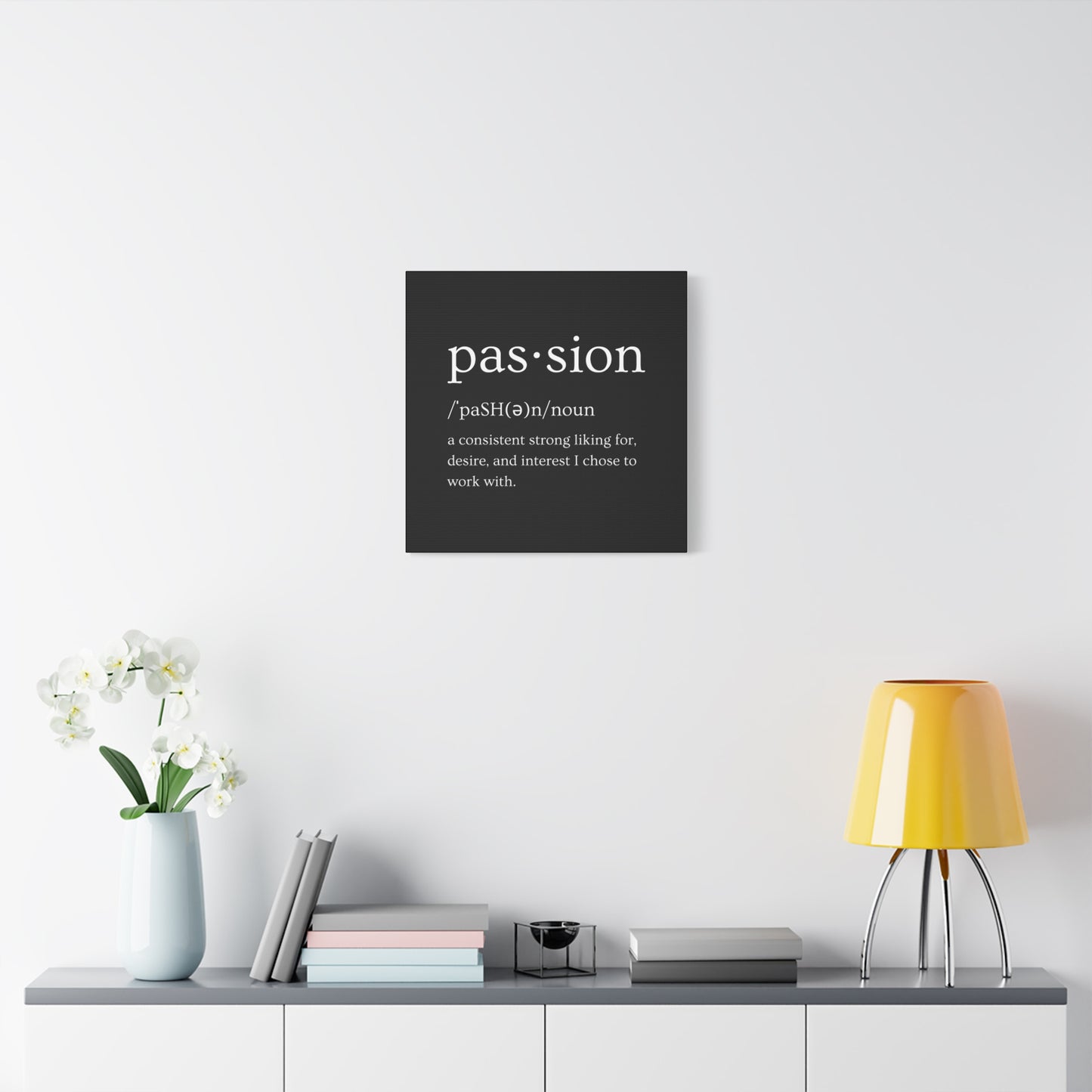 Passion Canvas - Black