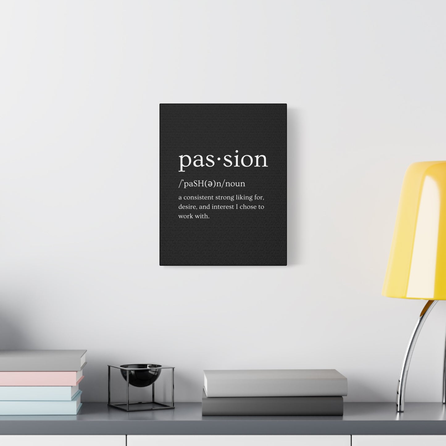 Passion Canvas - Black