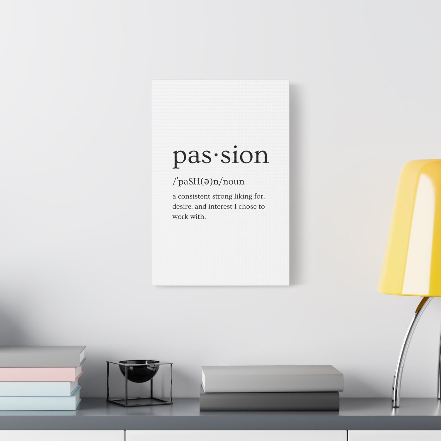 Passion Canvas - White