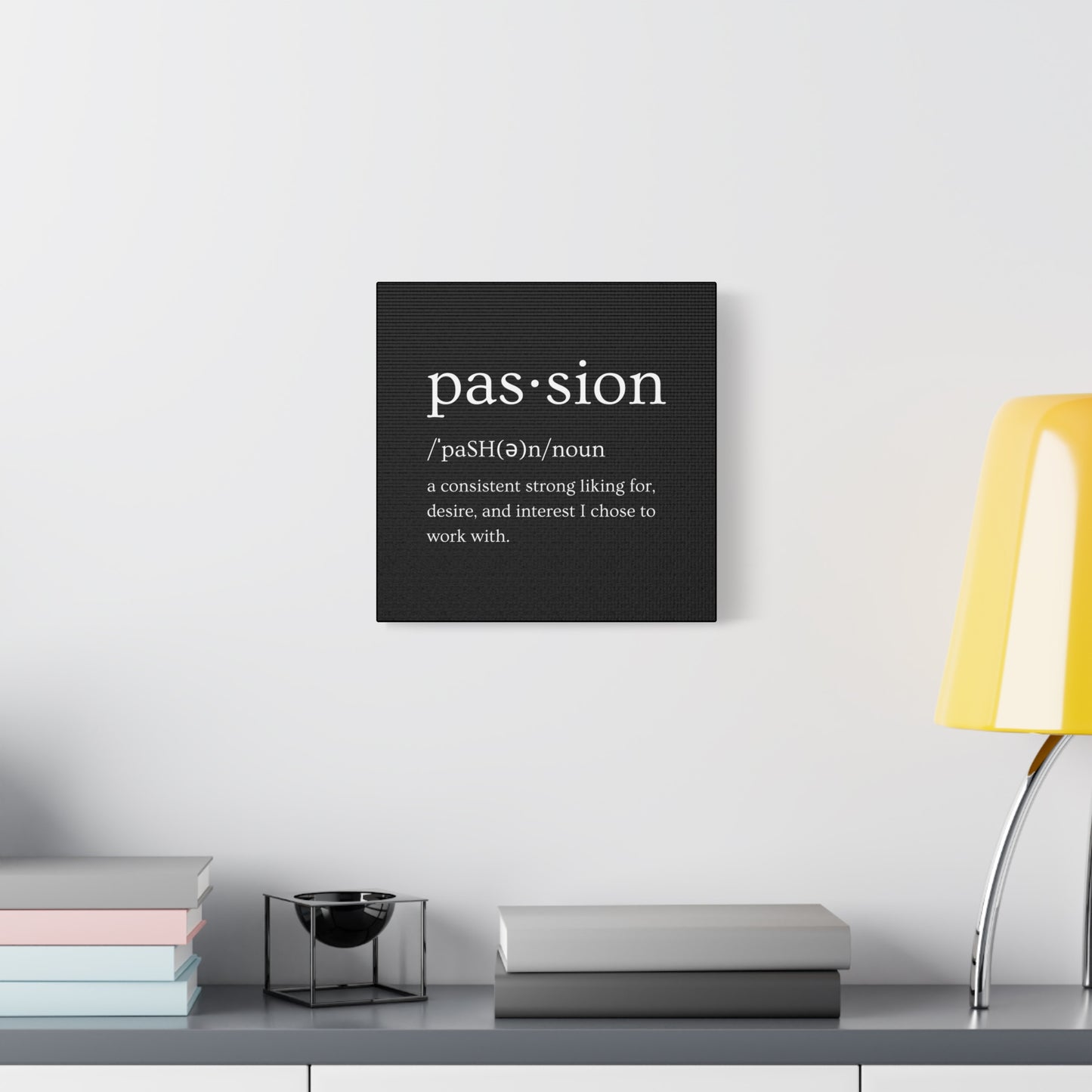 Passion Canvas - Black