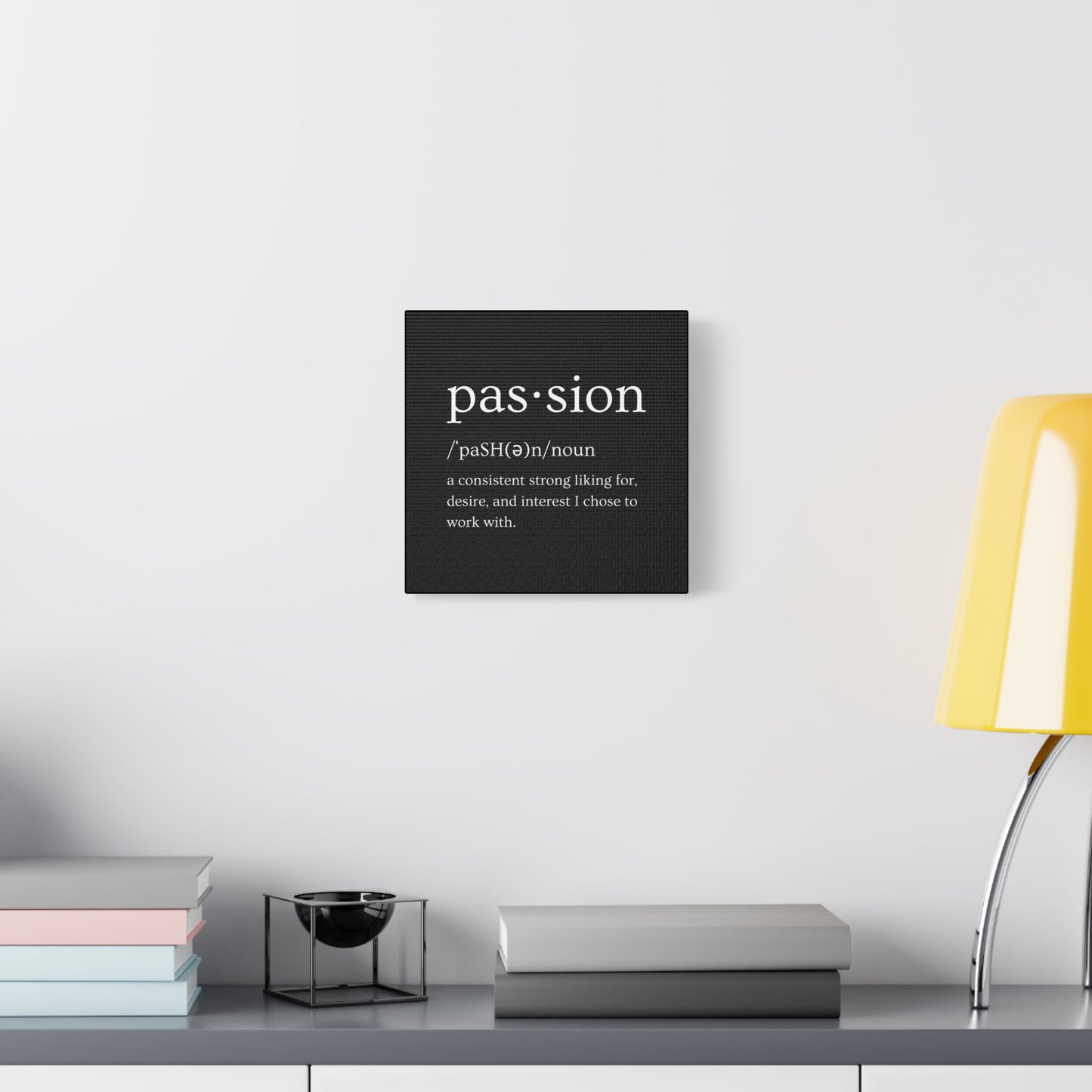 Passion Canvas - Black