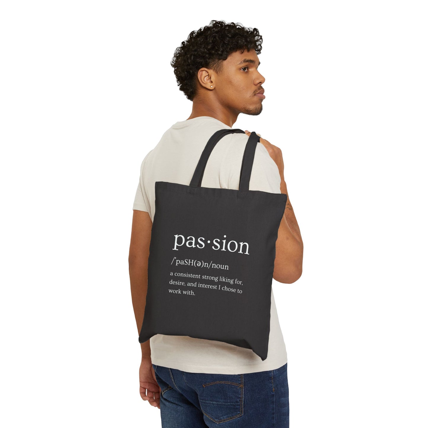 Cotton Canvas Passion Tote Bag