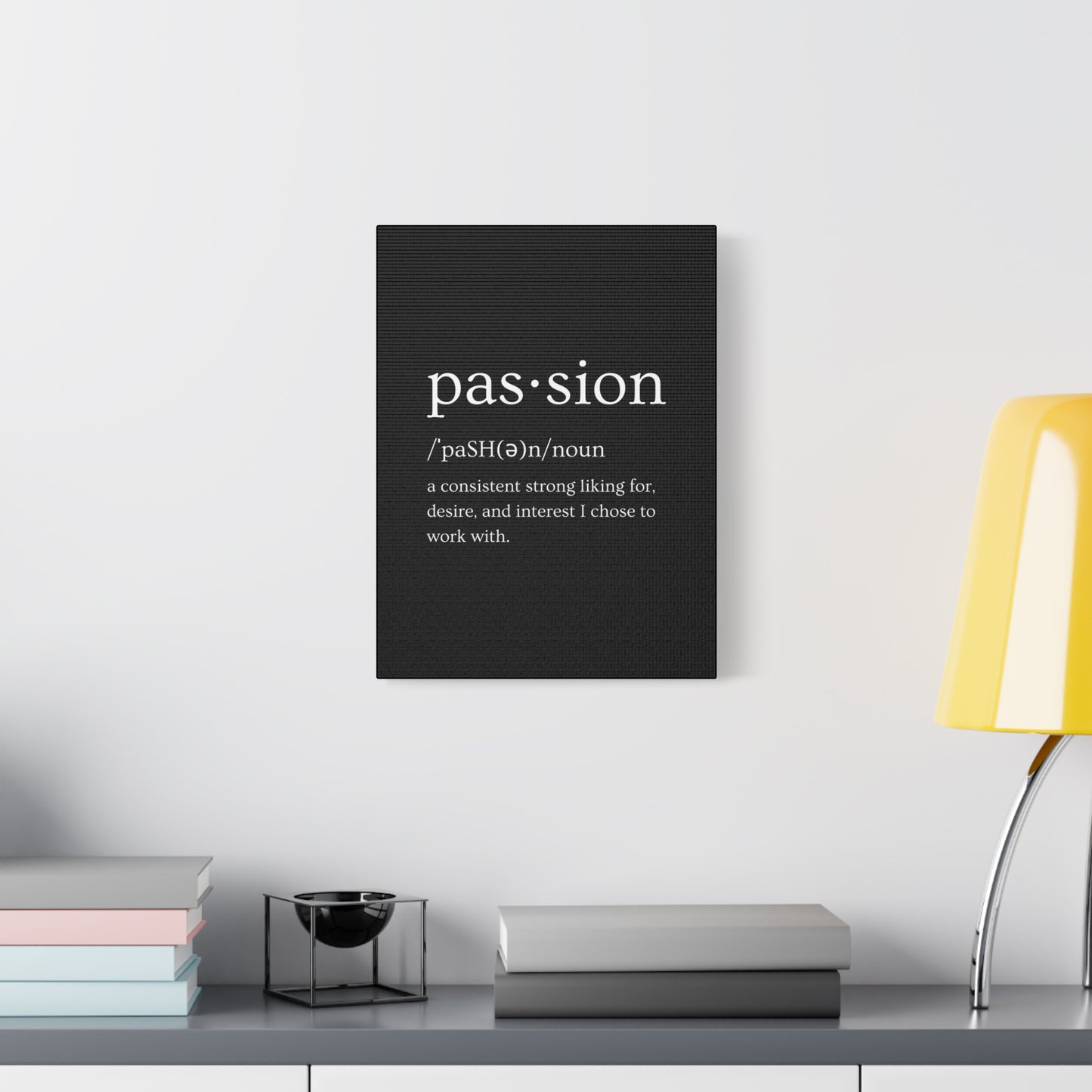 Passion Canvas - Black