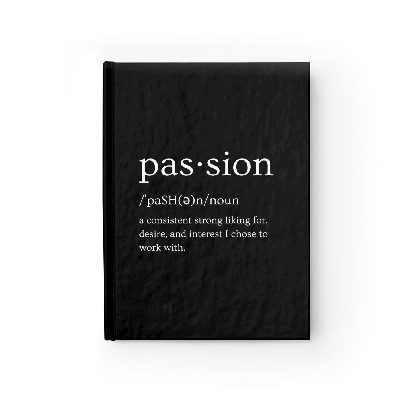 Black Journal (Passion Design) - Blank