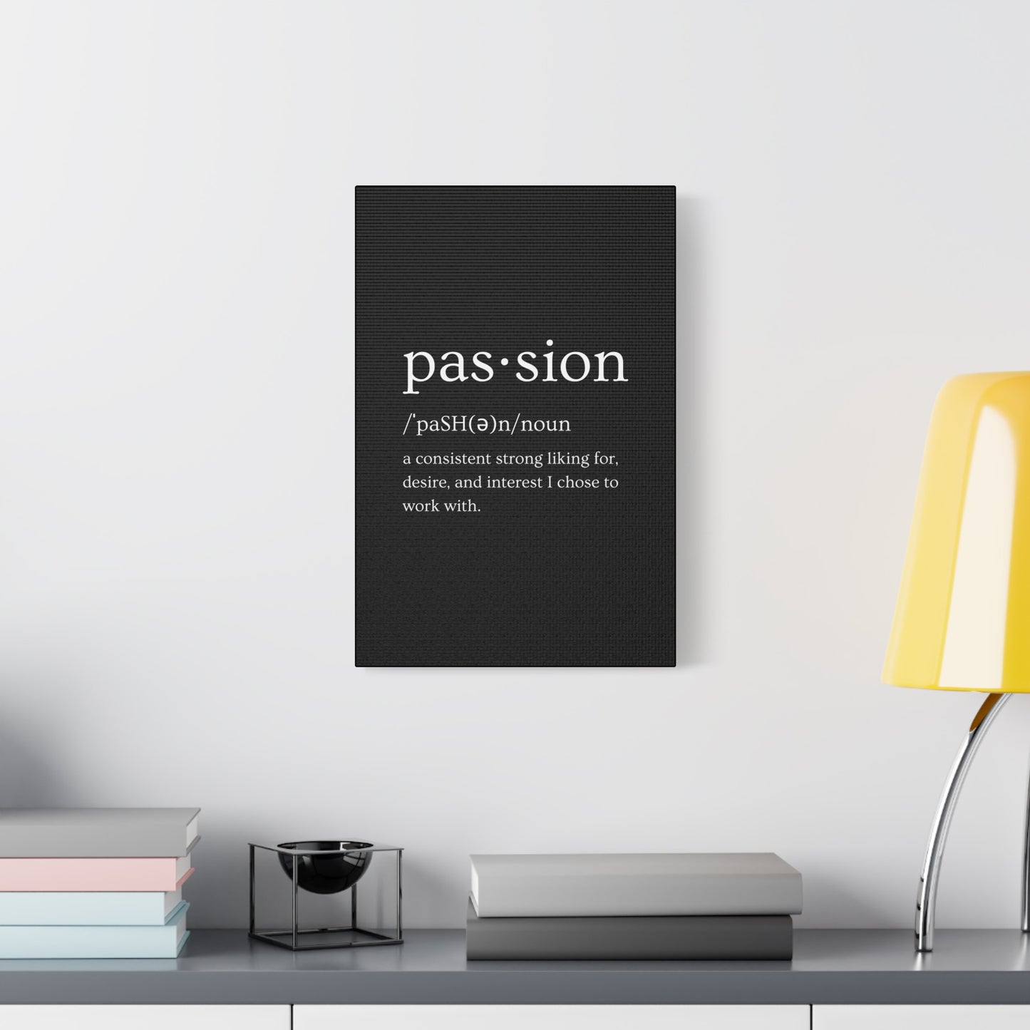 Passion Canvas - Black